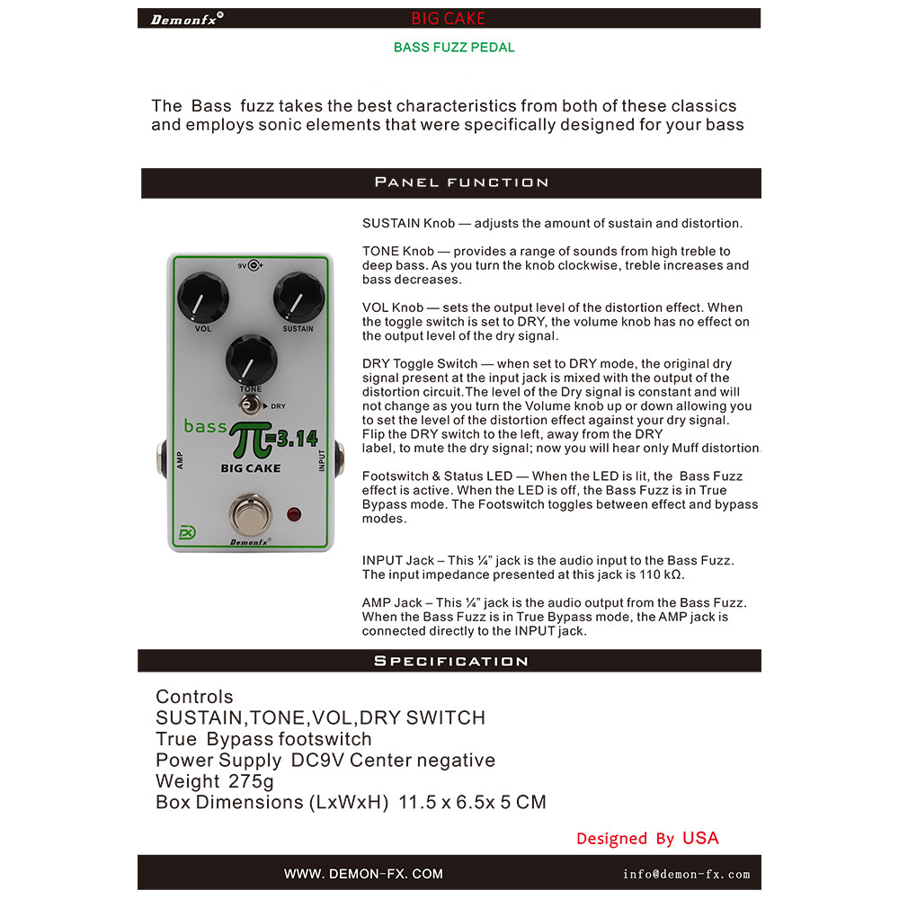 Demonfx BIG CAKE BASS FUZZ  MANUAL_副本.jpg
